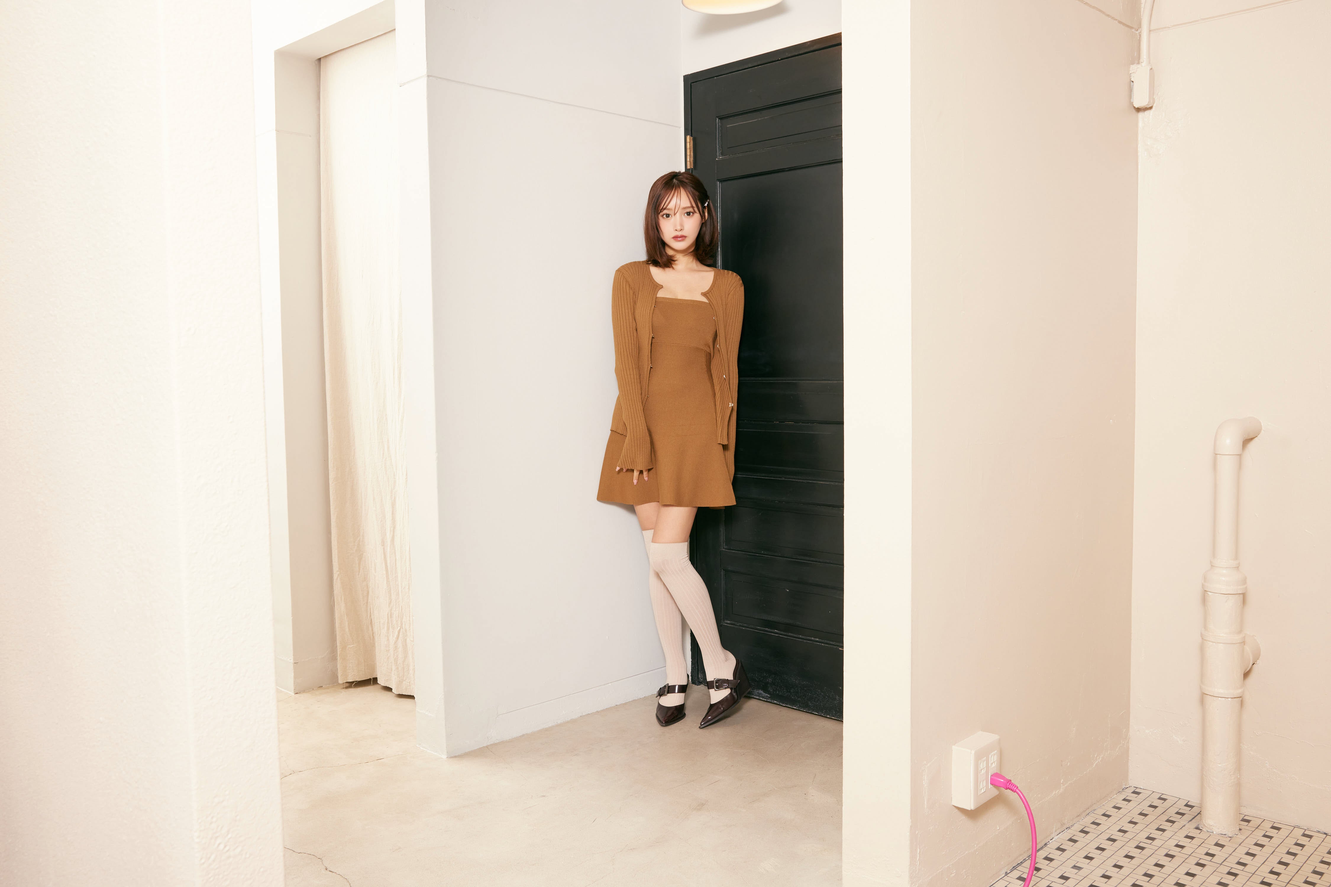 Knit Cardigan/One-Piece Set – kiiris