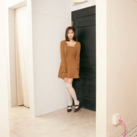 Knit Cardigan/One-Piece Set