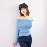 Shoulder Knit Top
