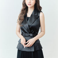 Trench-Style Mini Skirt