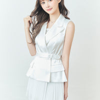 Trench-Style Mini Skirt
