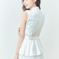 Trench-Style Mini Skirt
