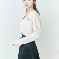 Box Pleats Mini-Skirt