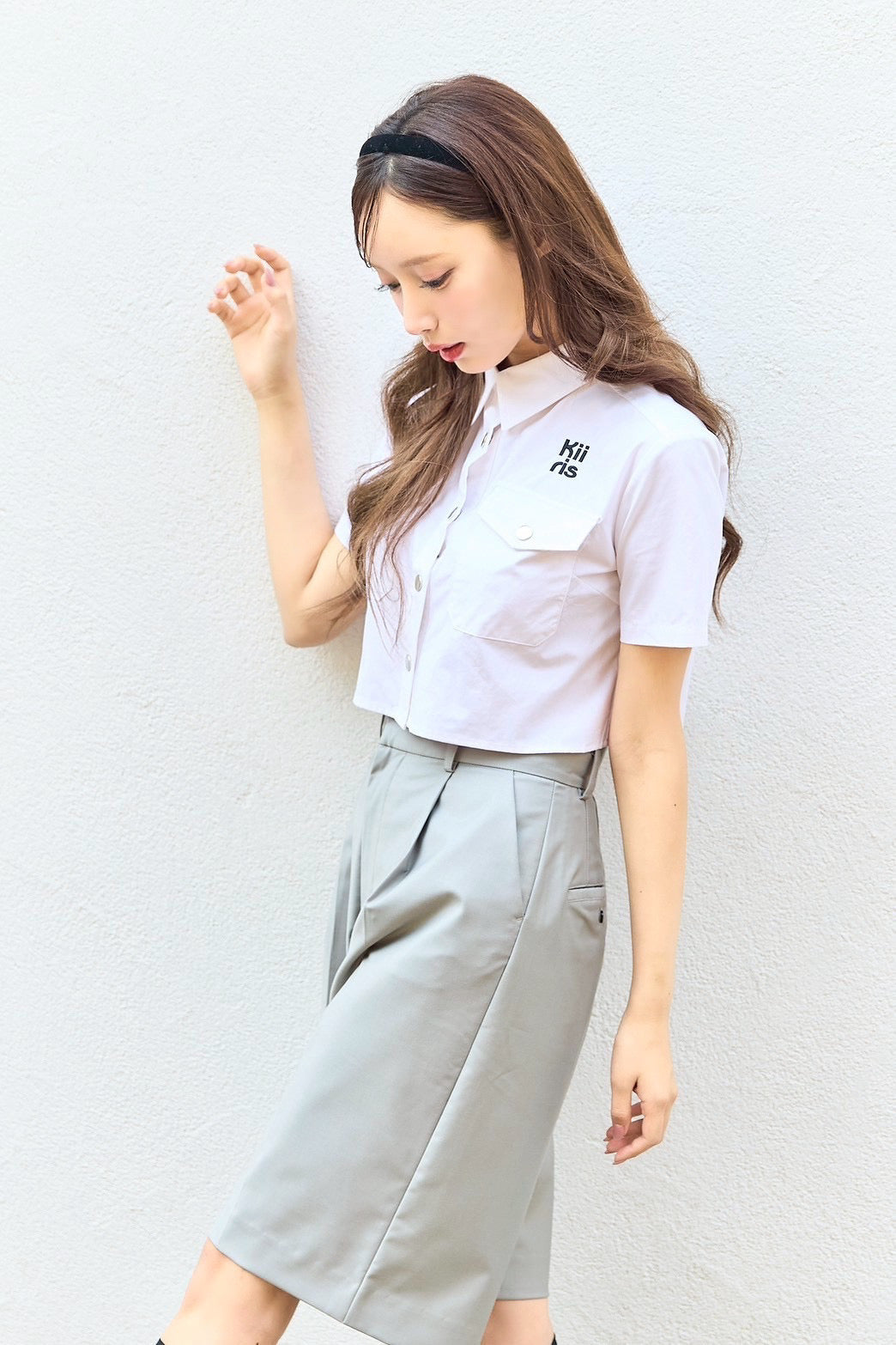 クロップドハーフスリーブシャツ – kiiris