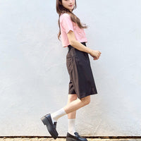 センタープレスハーフパンツ