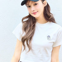 クロップド丈Tシャツ
