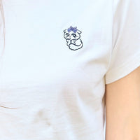 クロップド丈Tシャツ