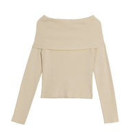 Shoulder Knit Top
