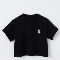 クロップド丈Tシャツ