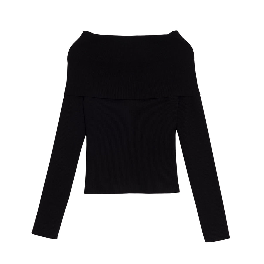 Shoulder Knit Top